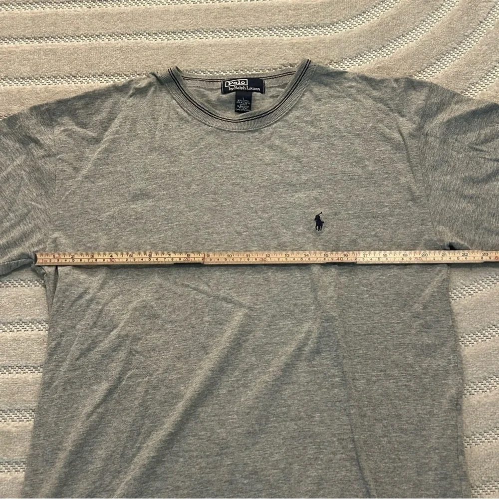 Vintage Polo Ralph Lauren Men’s Heather Grey Short Sleeve T-Shirt - L